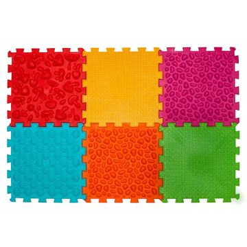 Mix Puzzle 6 elemből álló masszázs szőnyeg PUHA