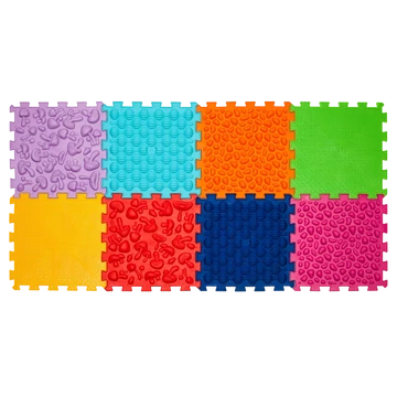 Mix Puzzle 8 elemből álló masszázs szőnyeg PUHA