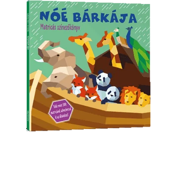 Noé bárkája matricás színezőkönyv