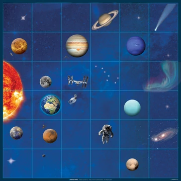Padlórobot gyakorlópálya - Solar System