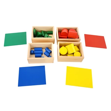 Montessori Színes hengerek