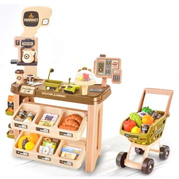 Szupermarket játékkészlet - 64 db-os mega csomag