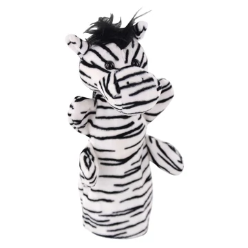 Kézbáb felnőtt kézre -  zebra