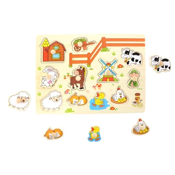 Fogantyús puzzle - farm