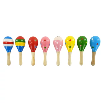 Színes maracas 10,5x3,5 cm