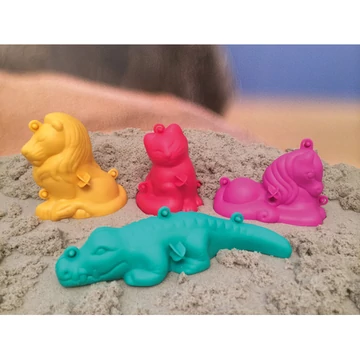 3D homokforma, kicsi, beltéri, 4 darabos készlet