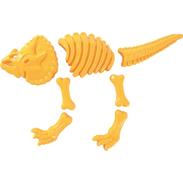 Homokozó forma Triceratops sárga