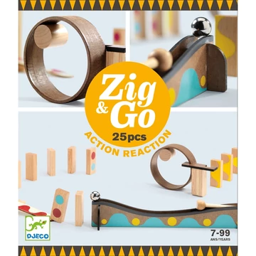 Építőjáték - Sokasodó csengető, 25 db-os - Zig and Go - Dring