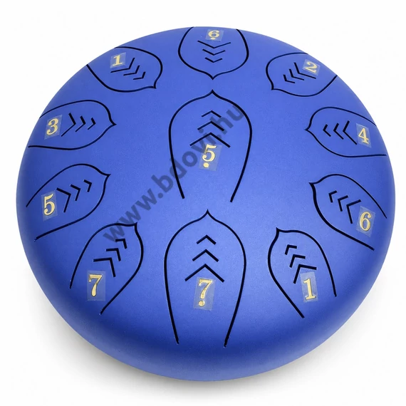 Nyelvdob - 11 hangos, 25 cm (kék)
