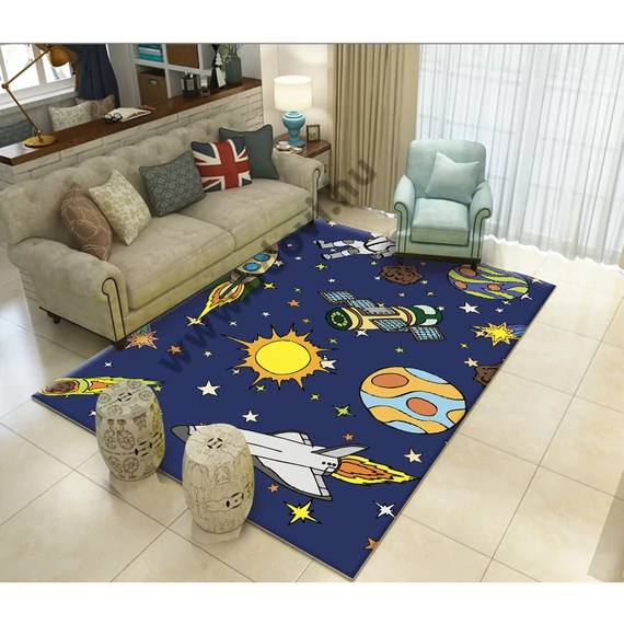 Gyerek játszószőnyeg, gyerekszőnyeg mintás 130x180 cm (KIDS-CARPET-4)