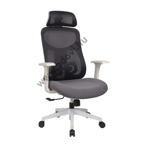 Ergonomikus irodai szék, forgószék, szürke (SK-6023H GREY) hálós