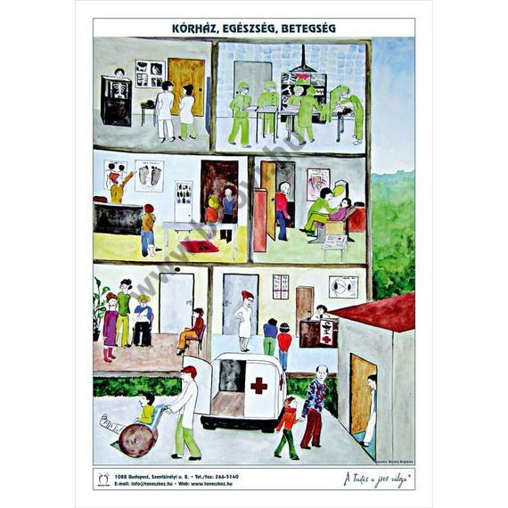 Iskola és tanulás 1 db 60 x 85 cm 

