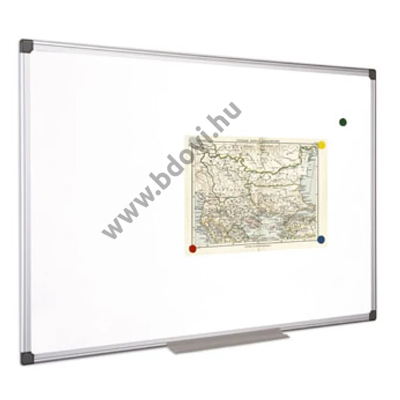Mágneses, törölhető fehértábla, alumínium kerettel 100 x 200 cm