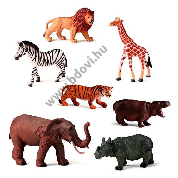 Dzsungel állatok, 7 figura