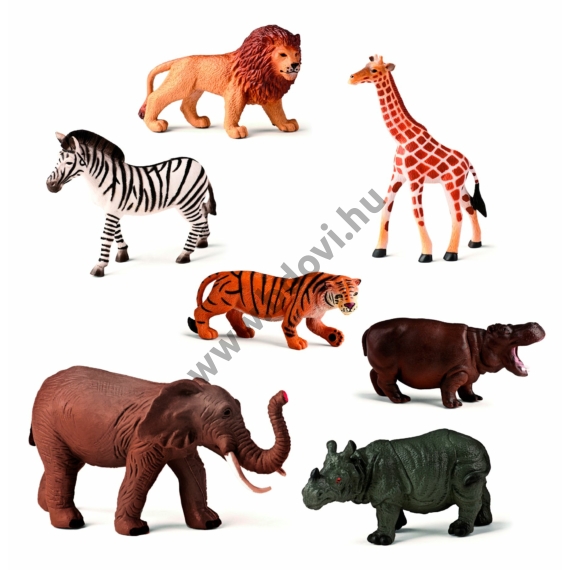 Dzsungel állatok, 7 figura