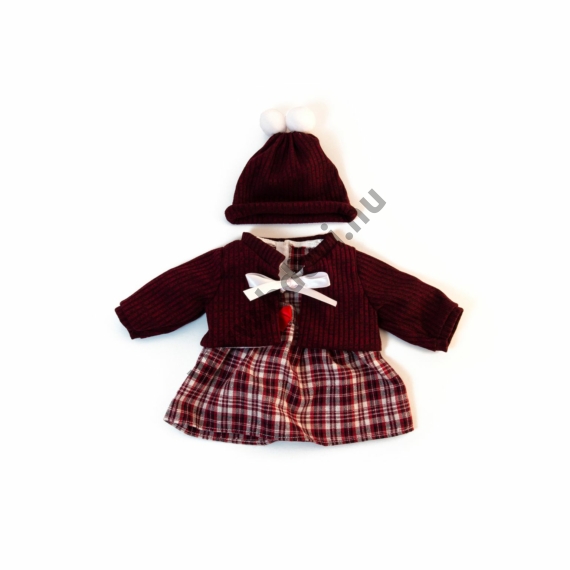 Téli ruha - 38-40 cm-es babához (lány)
