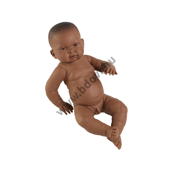 Fiú csecsemő baba néger 45 cm