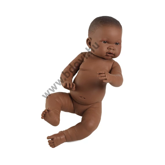 Lány csecsemő baba néger 45 cm