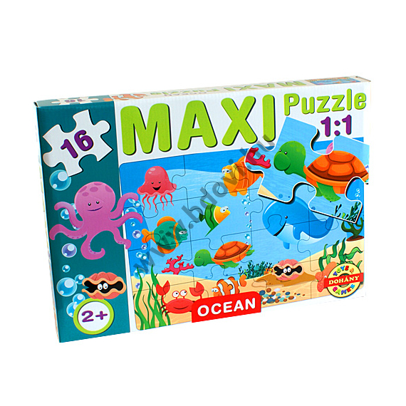 Maxi puzzle - tengeri állatos