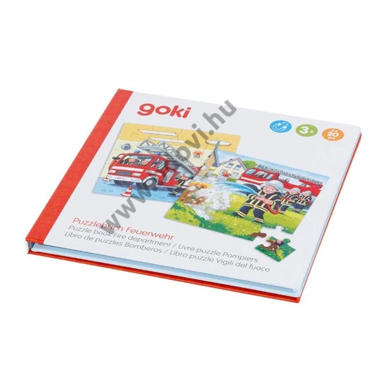 Tűzoltók puzzle könyv