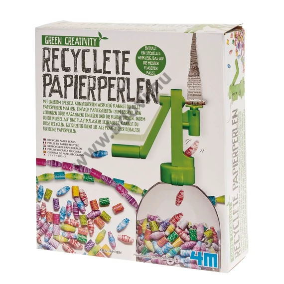 Recyclete  papírgyöngy  készlet