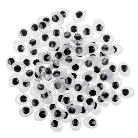 Rezgőszemek ovális 10 x 7 mm, 100 db