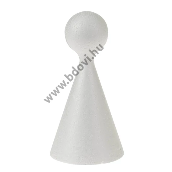 Hungarocell figurakúp, kb.ø 78 x 150 mm, 1 db