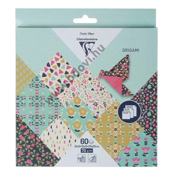 Clairefontaine  origami  papír  -  virág