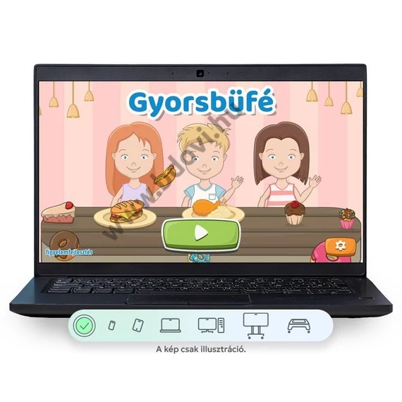 Gyorsbüfé - képességfejlesztő oktatási szoftver