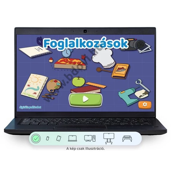 Foglalkozások - alsós programozás oktatási szoftver