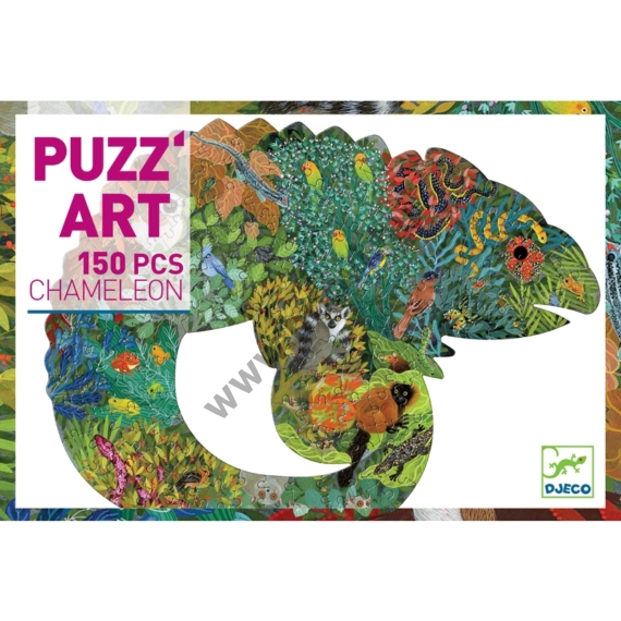 Művész puzzle - Kaméleon - Chameleon