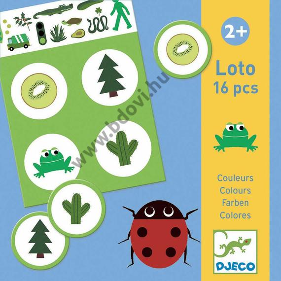 Djeco Lottó játék színek tanulása