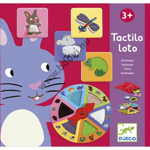 Djeco Társasjáték - Tapintgató - Tactilo lotto