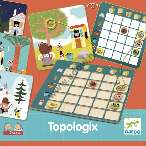 Djeco Topologix térbeli, síkbeli tájékozódást fejlesztő játék