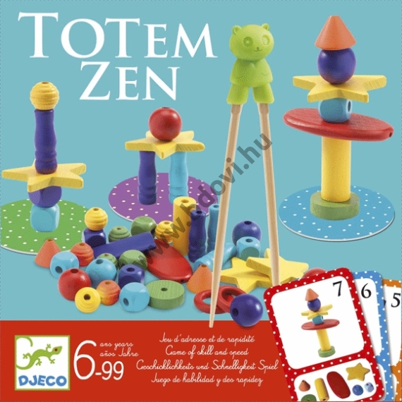 Djeco Társasjáték - Biztos fogás -Totem Zen