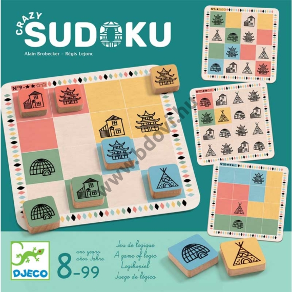 Djeco Logikai játék - Crazy sudoku