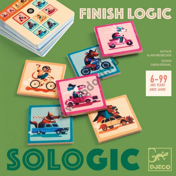 Djeco Logikai játék - Fejezd be - Finish Logic