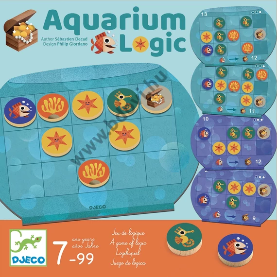 Djeco Logikai játék - Vízi logika - Aquarium Logic