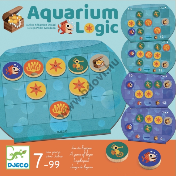 Djeco Logikai játék - Vízi logika - Aquarium Logic