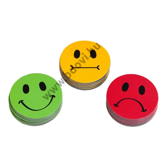 Smiley mágnesek, 30 db