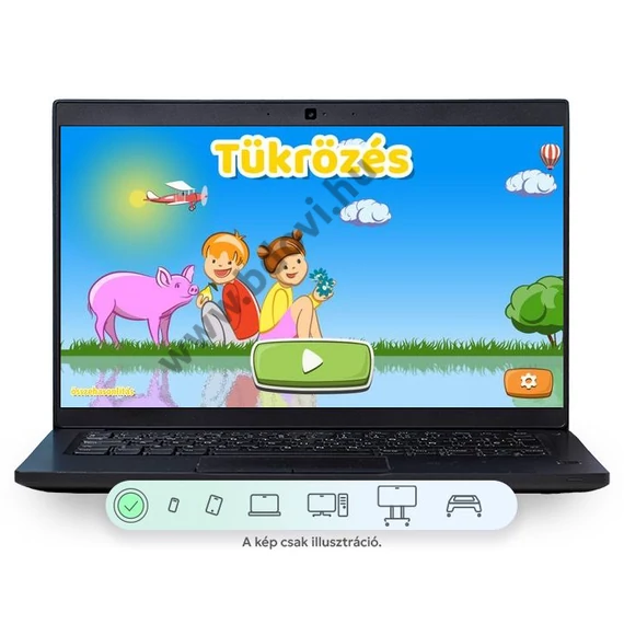 Tükrözés - matematika oktatási szoftver