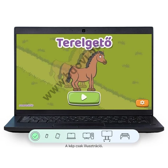 Terelgető - magyar nyelvű szemvezérlős oktatási szoftver