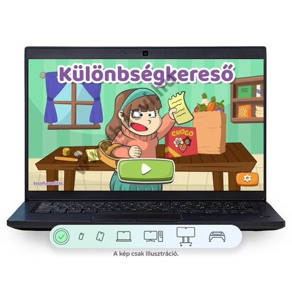 Különbségkereső - képességfejlesztő oktatási szoftver