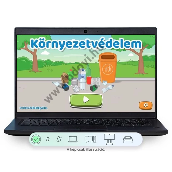 Környezetvédelem - képességfejlesztő oktatási szoftver
