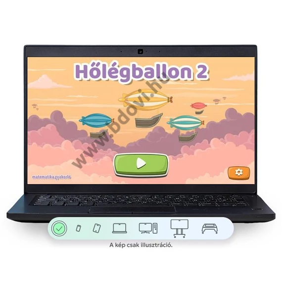 Hőlégballon 2 - matematika oktatási szoftver