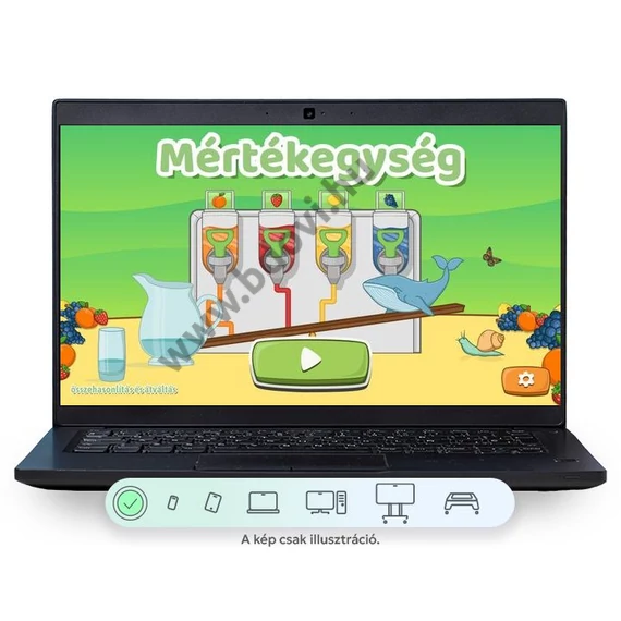 Mértékegység - matematika oktatási szoftver
