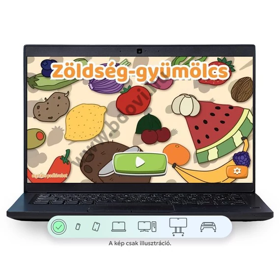 Zöldség-gyümölcs- felsős programozás oktatási szoftver