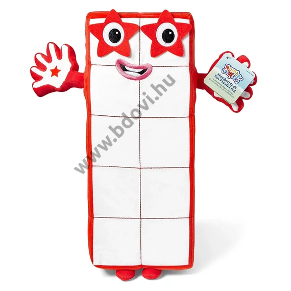 Numberblocks - Tízrészes vidám plüssfigura