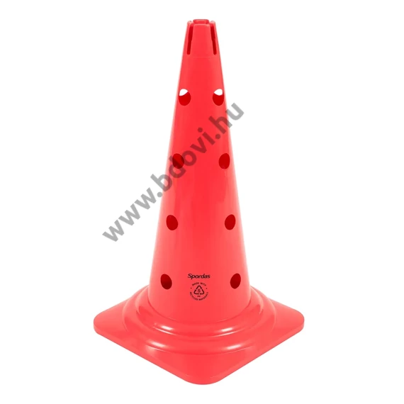 Tartós lyukas bója – 50 cm piros