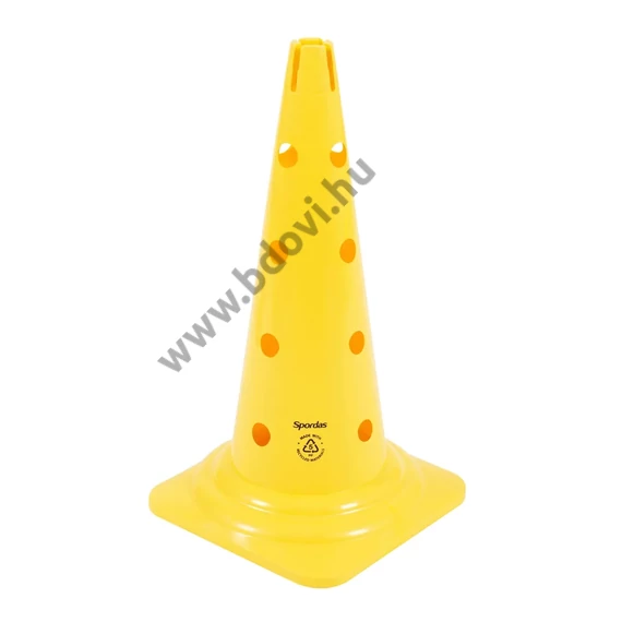 Tartós lyukas bója – 50 cm sárga